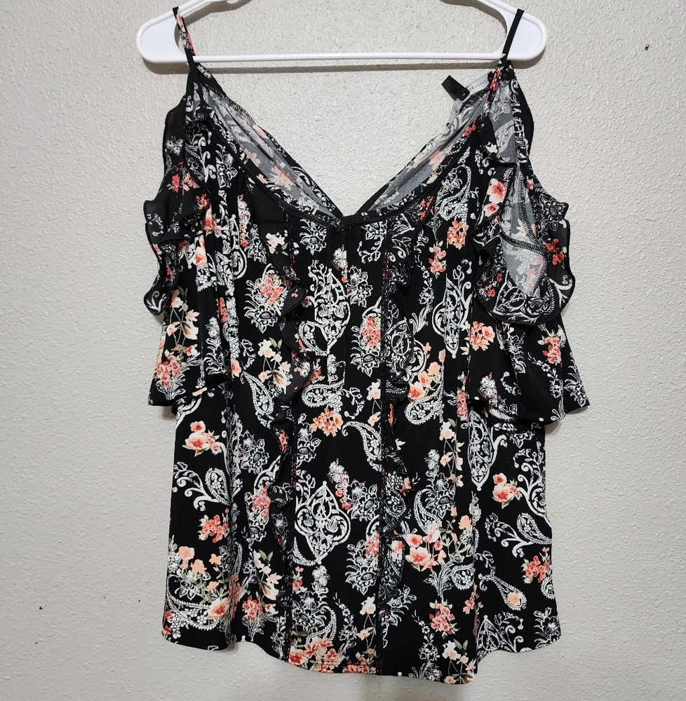 White House black market cold shoulder top